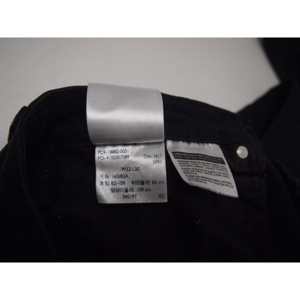 Levis Womens Jeans 32 High Rise Skinny Black Plus Size Stretch - Picture 9 of 10